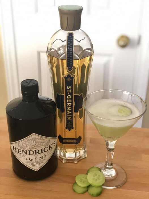 Cucumber Elderflower Gimlet