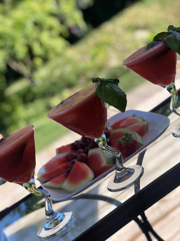 Strawberry Basil Gin Cocktail