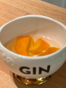 Hot Gin Old Fashioned