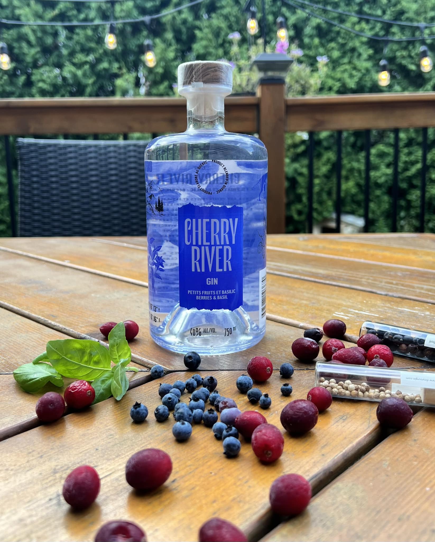 Cherry River Berries and Basil Gin