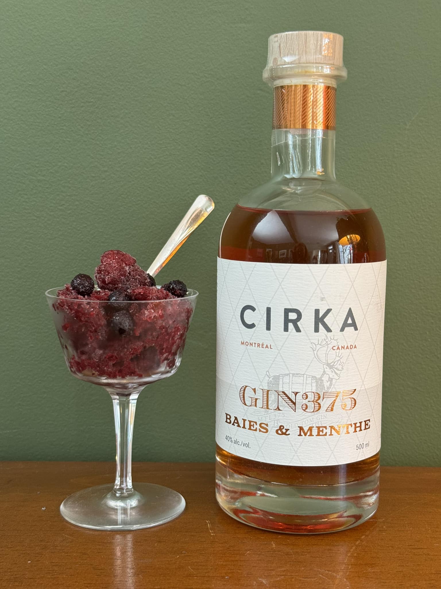 Cirka Gin 375 Baies & Menthe