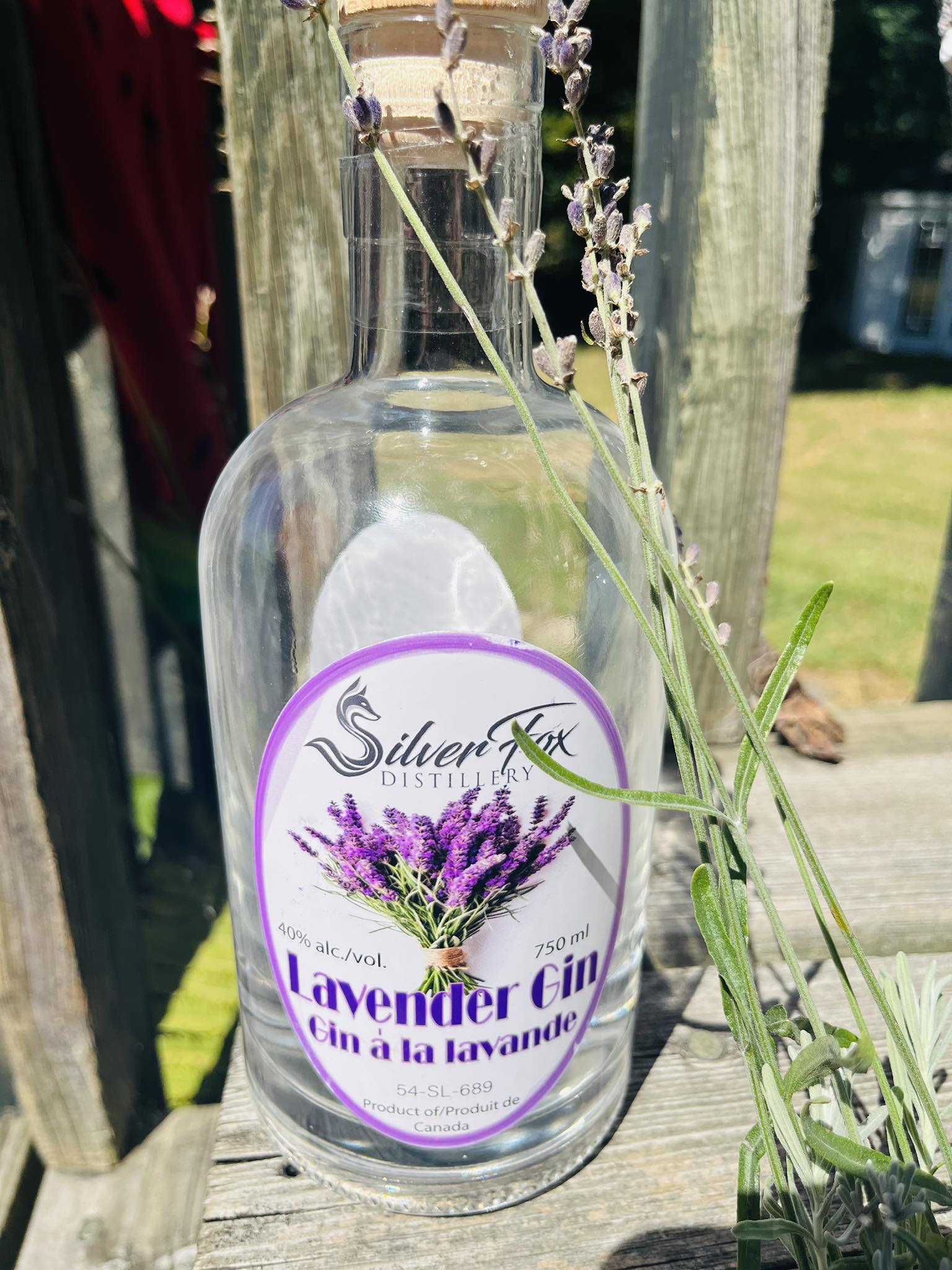 Silver Fox Distillery Lavender Gin